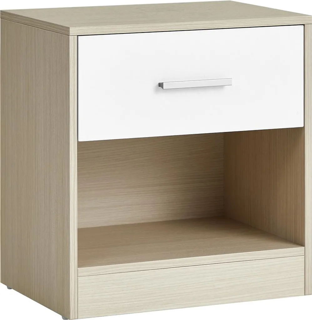 Meuble d'appoint de chambre avec tiroir pour lampe et lecture du soir