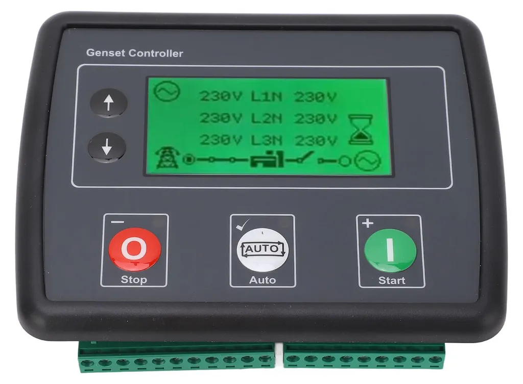 Commande de groupe électrogène triphasé 600V avec écran LCD intégré - 4