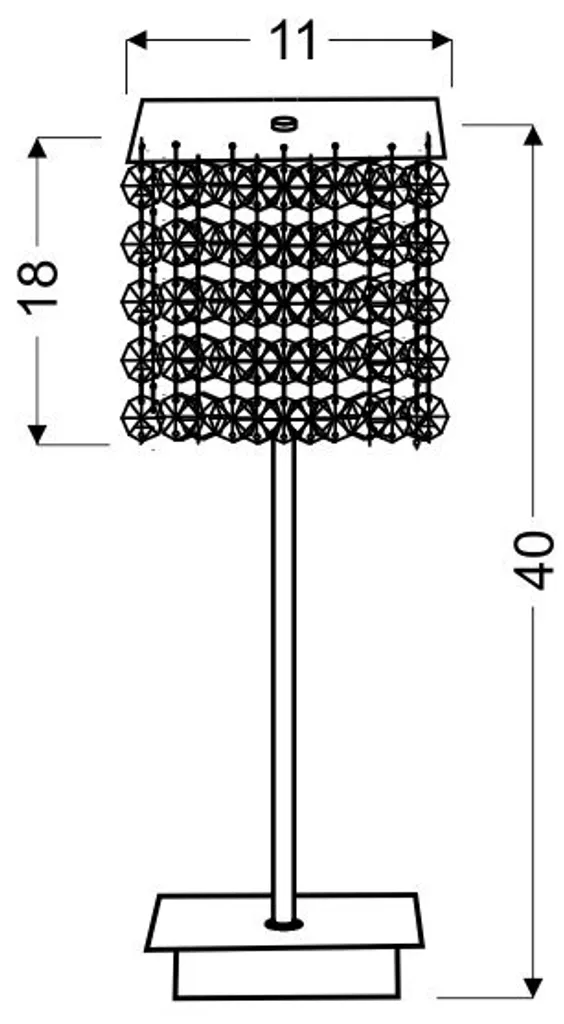 Lampe de bureau chrome design CLASSIC 41-60177 avec finition brillante - 2
