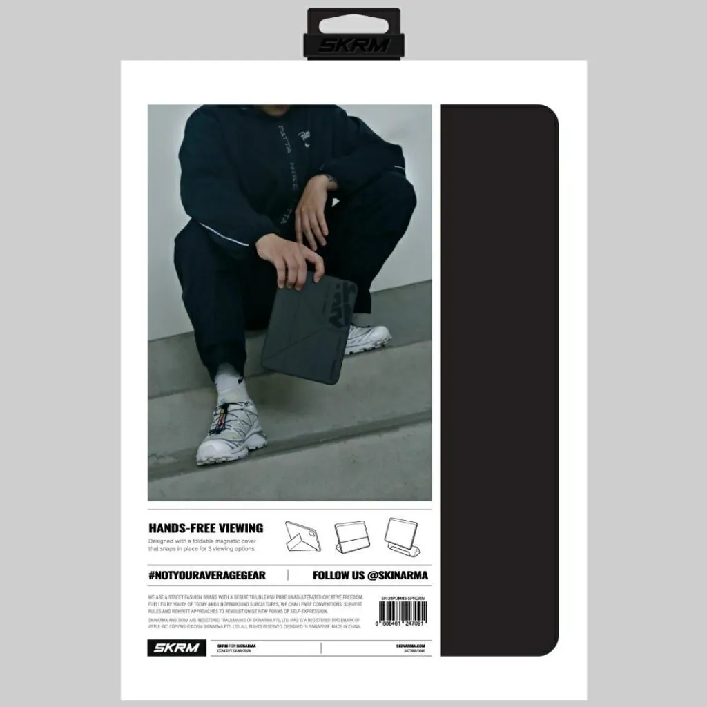 Skinarma Spunk iPad Mini 7 Gen 2024 Custodia con Supporto e Slot Pencil - 7