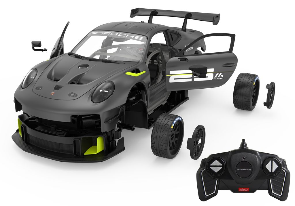 Porsche 911 GT2 RS Clubsport 25 1:18 grau 2,4 GHz Bausatz Produktbild 