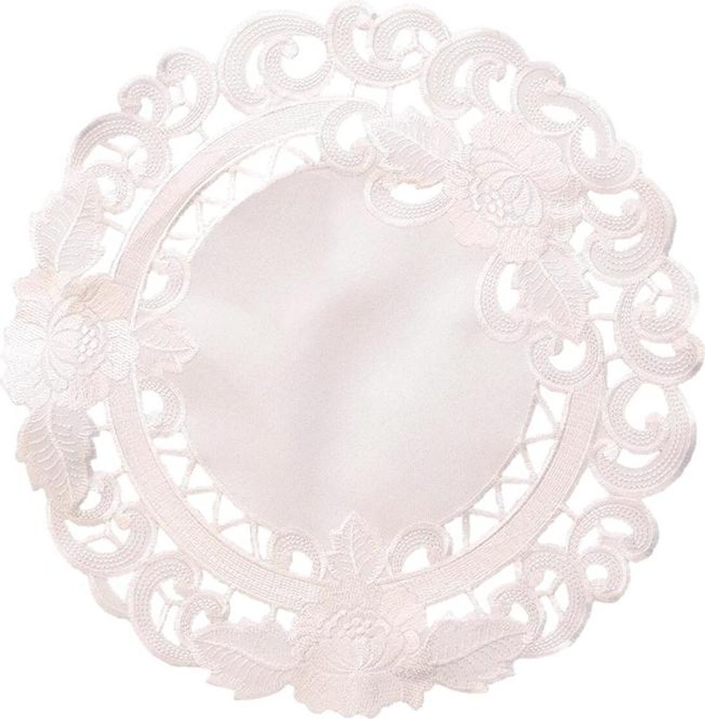 Serviette, Bestickte, elegante Serviette für einen Osterkorb 40 cm