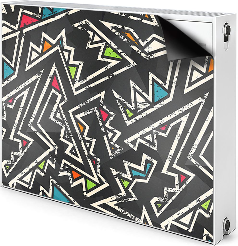Magnet Radiator Magnet Mat Heizkörperverkleidung Heizkörper-Abdeckung Heizung 100x60 cm - Graffiti