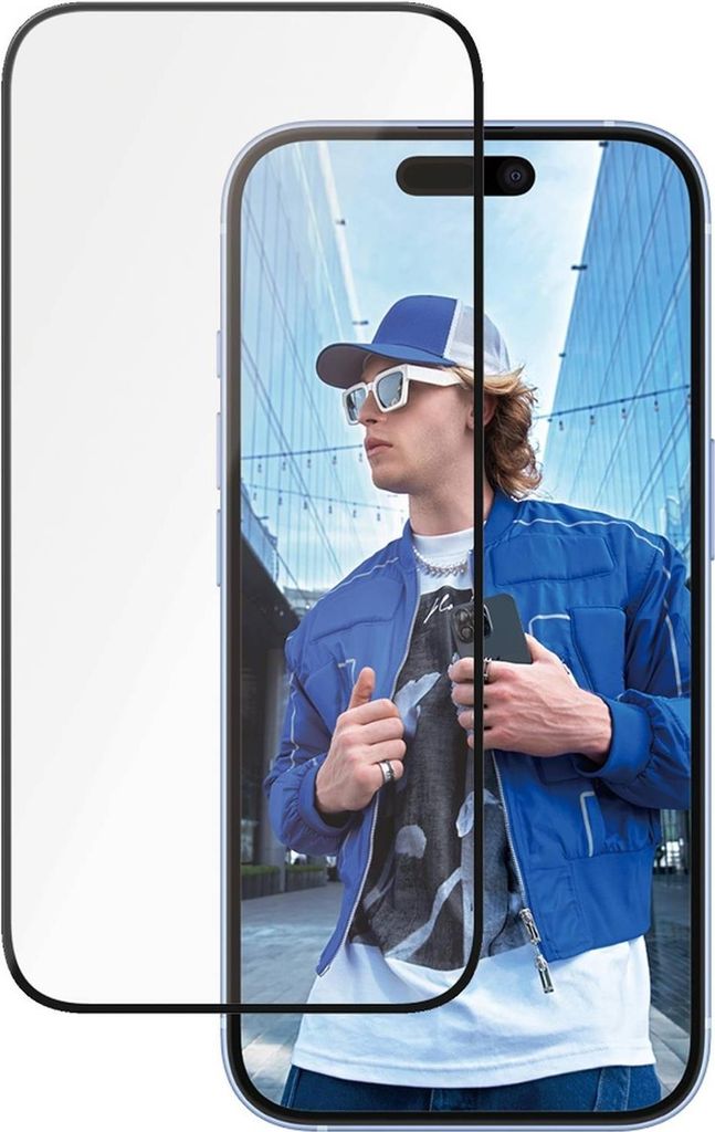 PanzerGlass Ceramic Displayschutz für iPhone 16 6,1" Ultra-Wide Fit 2853