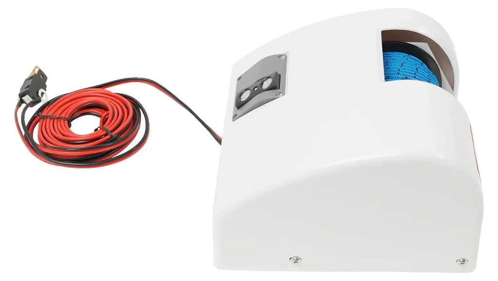 Guindeau 12V blanc pour mouillage automatique avec télécommande