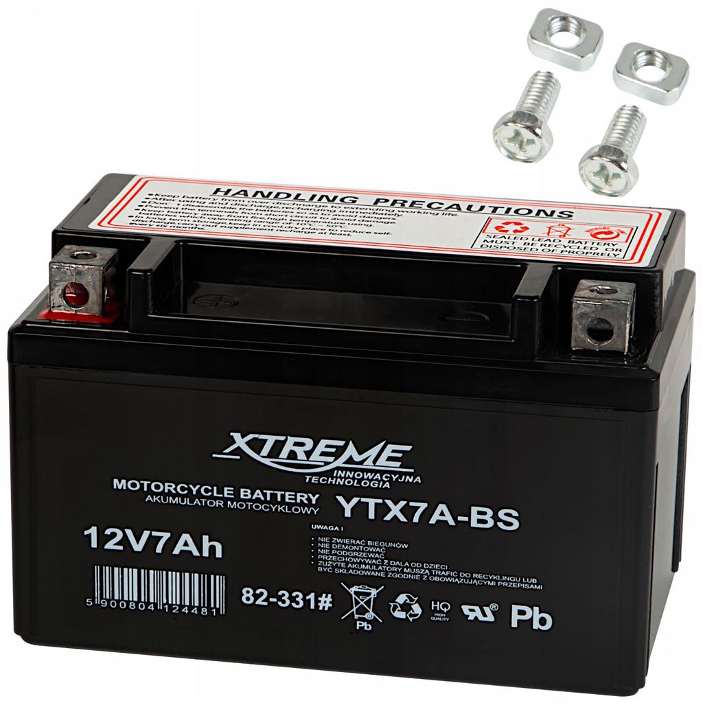 Batteria per motocicletta Xtreme-Gel, 12 V, 7 Ah, Immagine del prodotto 