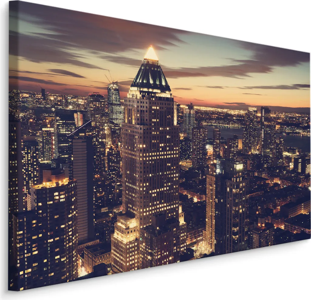 Poster XXL 120x80 Architettura e Geometria - Tela Decorativa Luxury