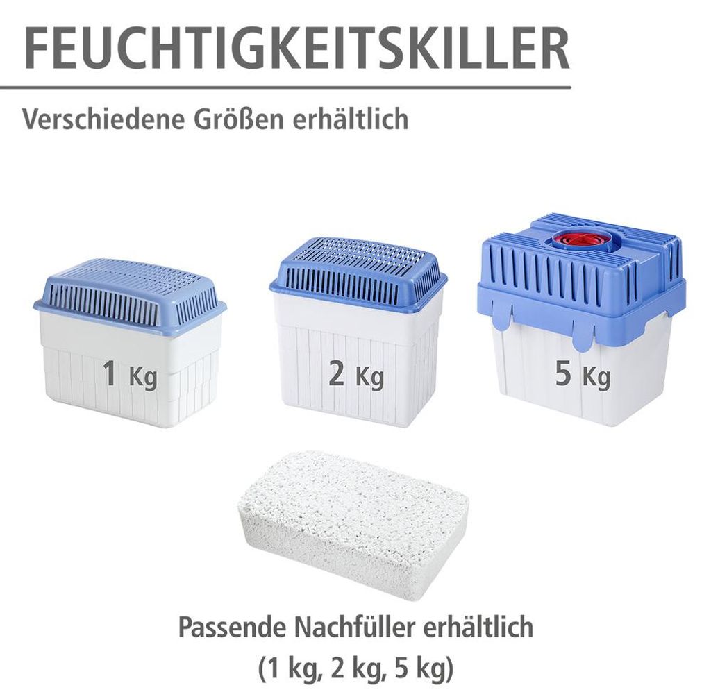 WENKO Feuchtigkeit Killer Raum Luft Entfeuchter 5kg Keller Produktbild 
