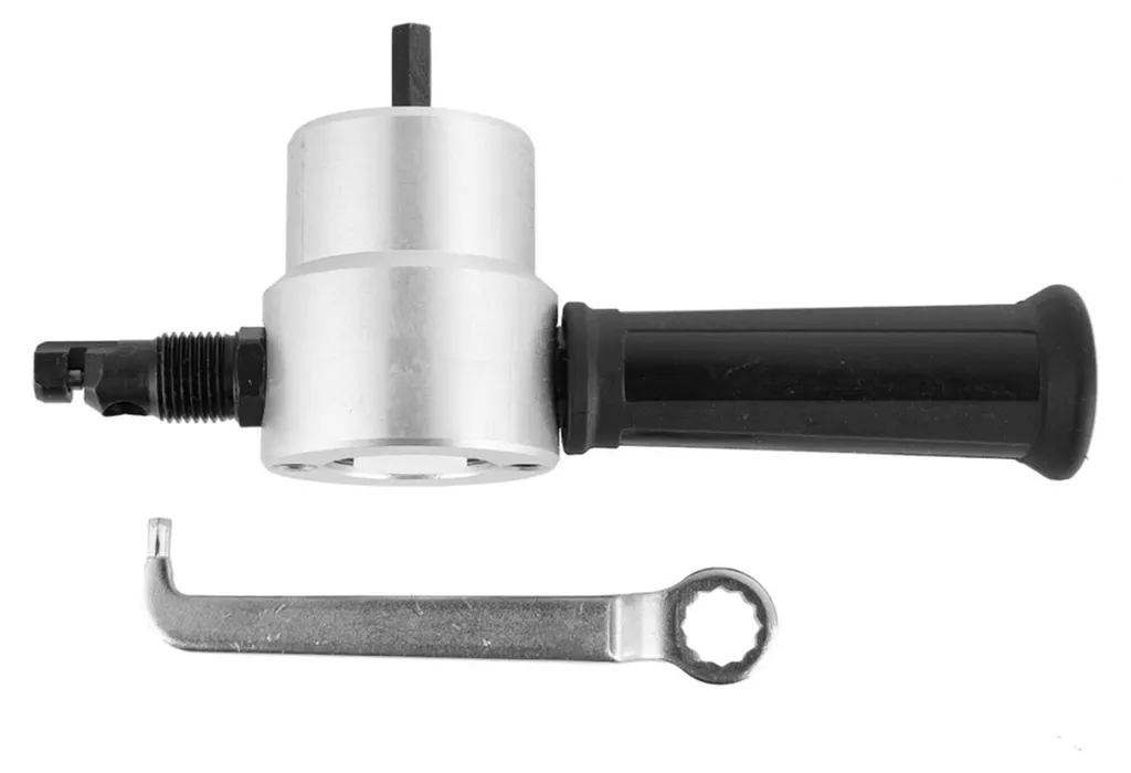 Grignoteuse tôle sans bavures, outil de coupe métal rotatif pour perceuse - 5