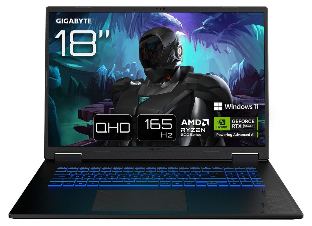 Gigabyte Gaming A18 3VHK3DEC64SH - 18" QHD - Ryzen 7 260 - Produktbild 