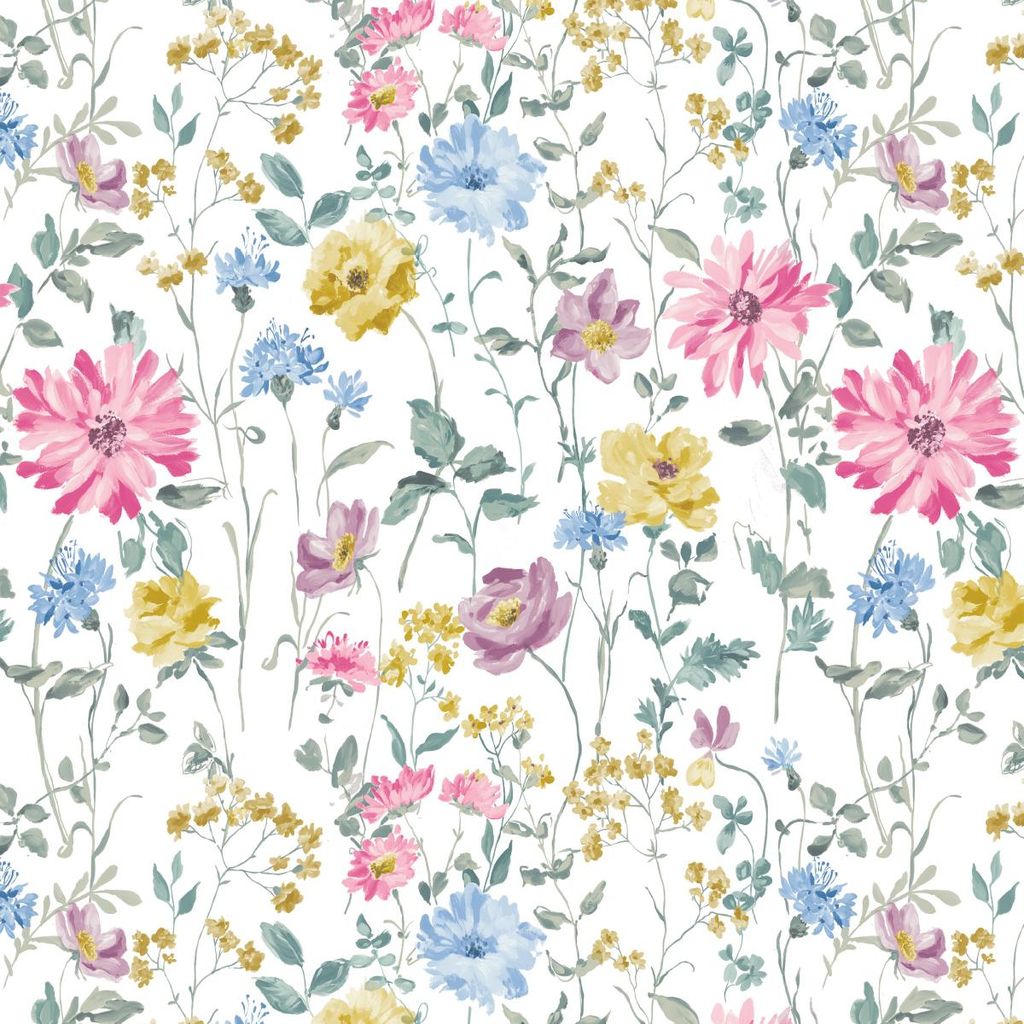 MANK Tischdecke Meggi aus Linclass Airlaid 80 x 80 cm, 20 Stück - Einweg Mitteldecke Floral