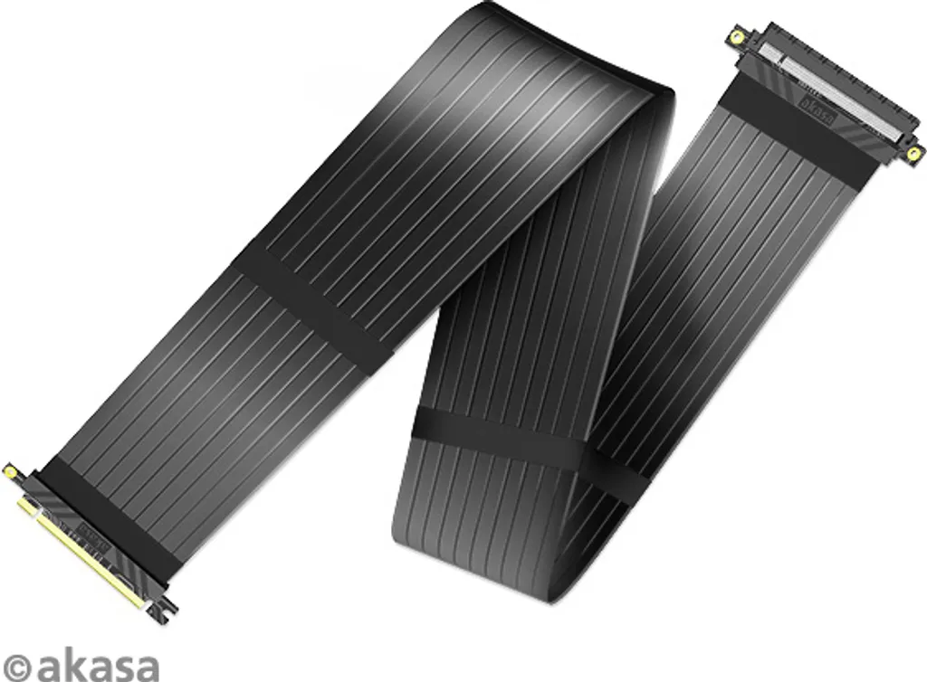 Akasa Riser Noir XL PCI-Express 3.0 x16 Câble Extension GPU de 1m