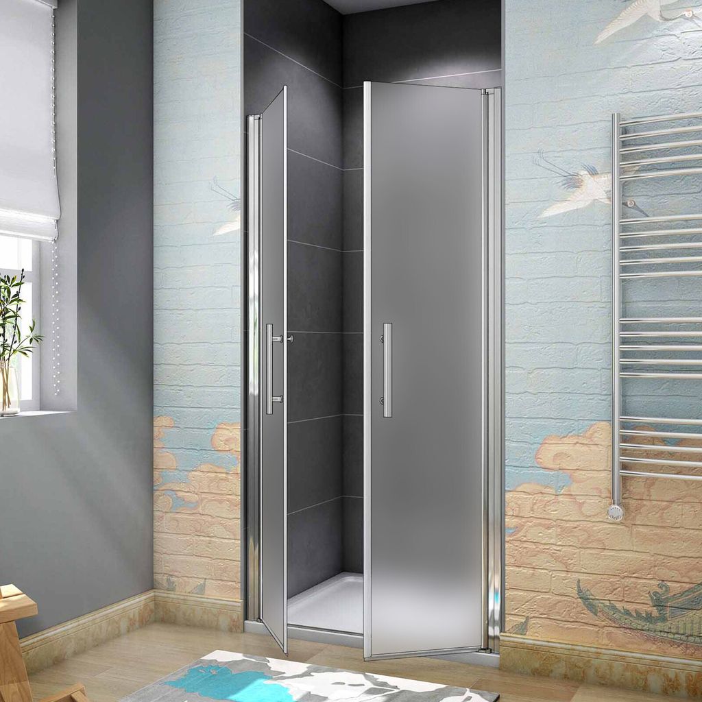 90x195cm Duschkabine Duschabtrennung Nischentür Dusche Produktbild 3