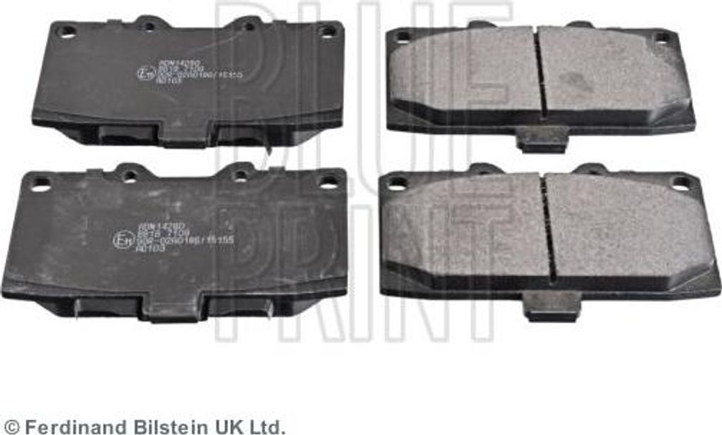 BLUE PRINT ADN14280 Bremsbelagsatz, Scheibenbremse OE V9118N043 kompatibel mit 200 SX