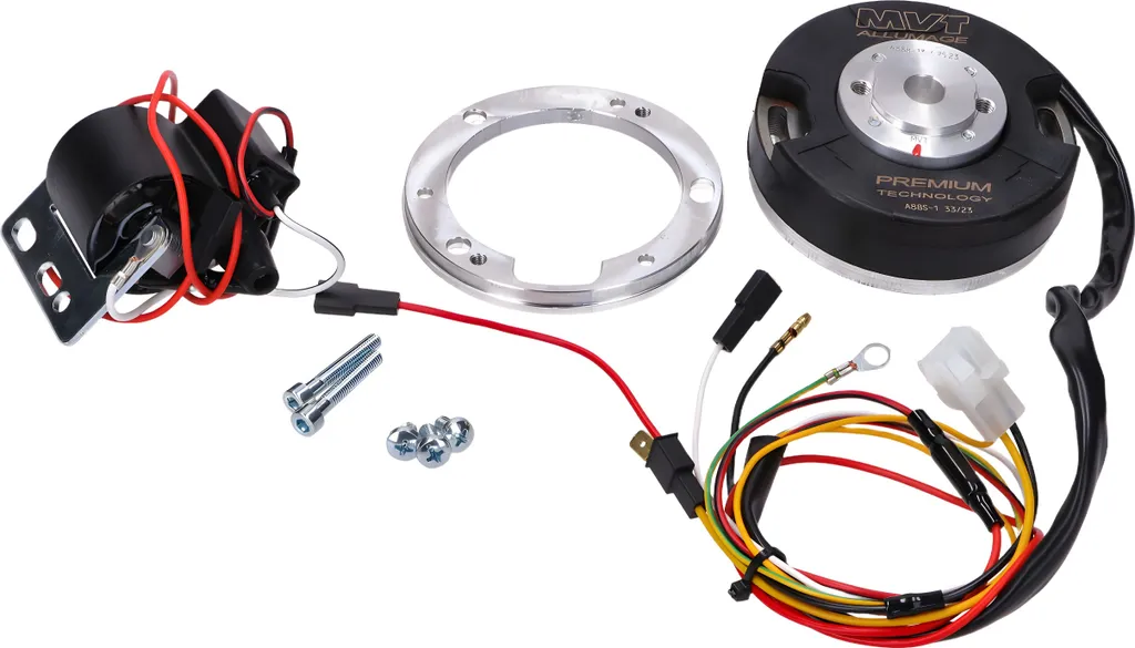 Allumage MVT Premium Derbi avec rotor interne et sortie éclairage 12V
