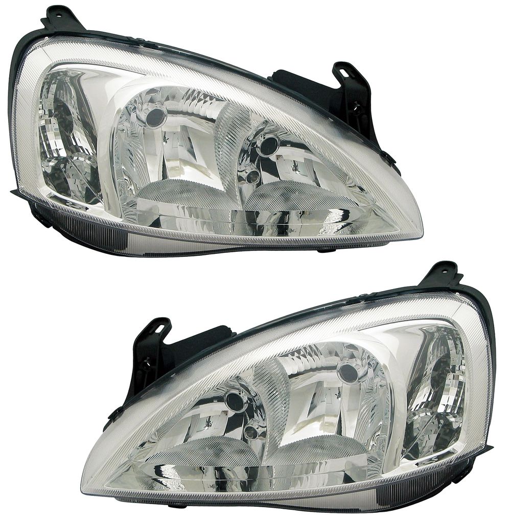 TYC Scheinwerfer Set für Opel Corsa C 1/2003-2/2005 Frontscheinwerfer LWR Stellm