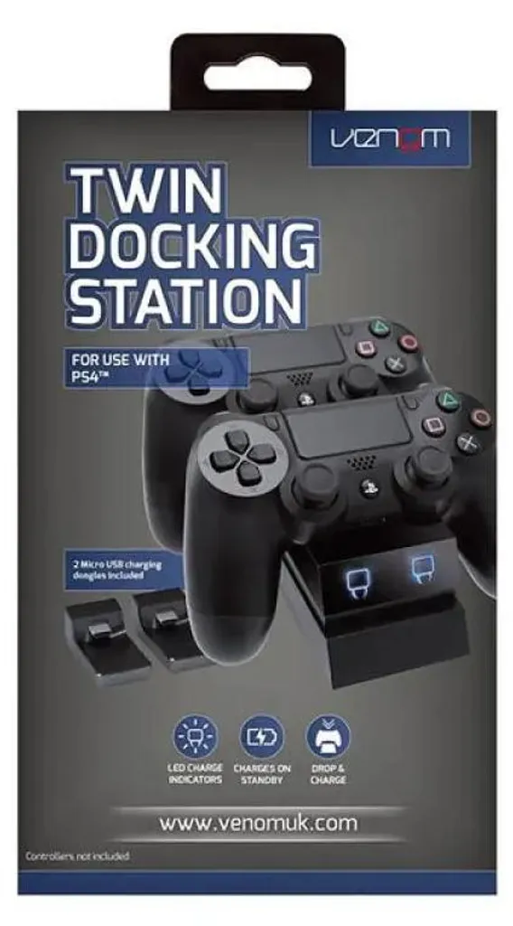 Venom Twin Docking Station : Chargeur Double Rapide avec Indicateur LED - 2