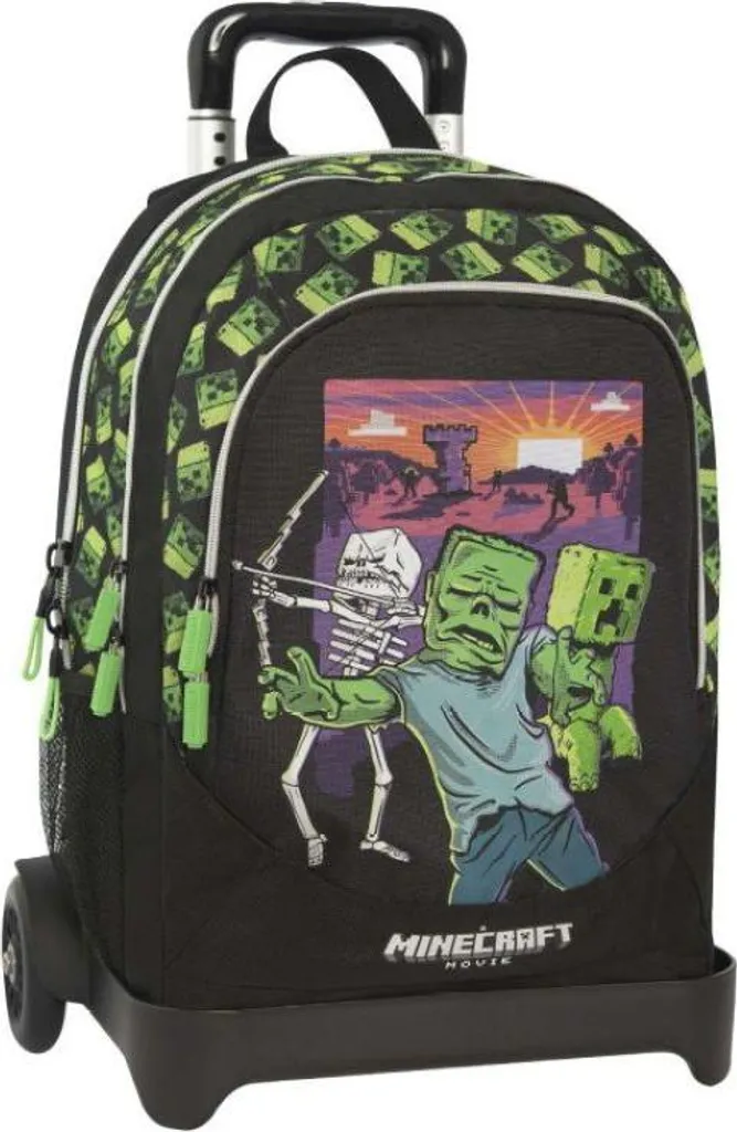 Offerta Zaino Minecraft 2-in-1 Trolley Scolastico Staccabile