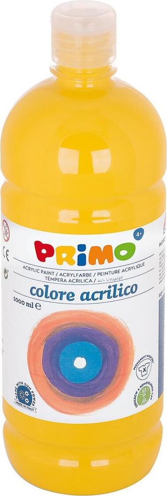 Primo 404TA1000201 Acrylfarbe 1000 ml Gelb Flasche