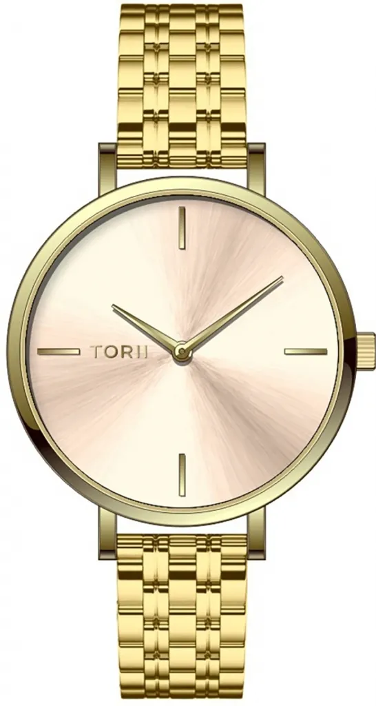 Montre femme TORII G37GB.RG dorée - Boîtier classique d'élégance