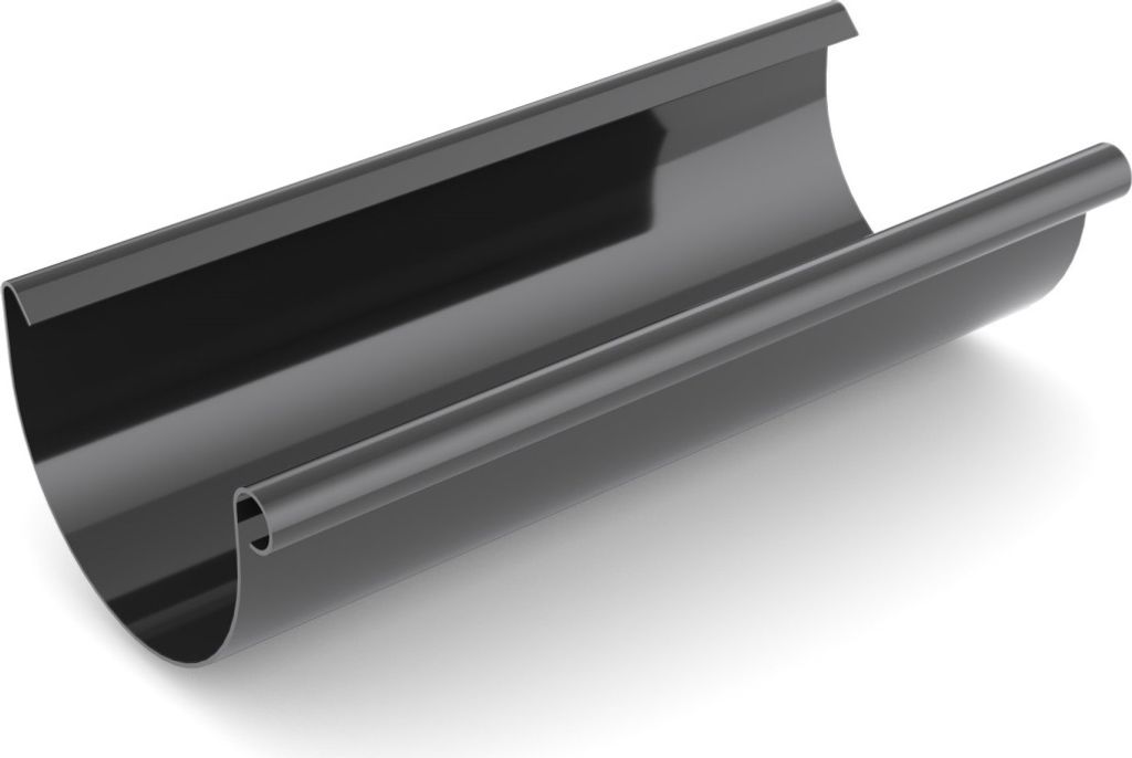 BRYZA Žlab, okap plastový Ø 125 mm, délka 3M, Černá RAL Obrázek produktu 