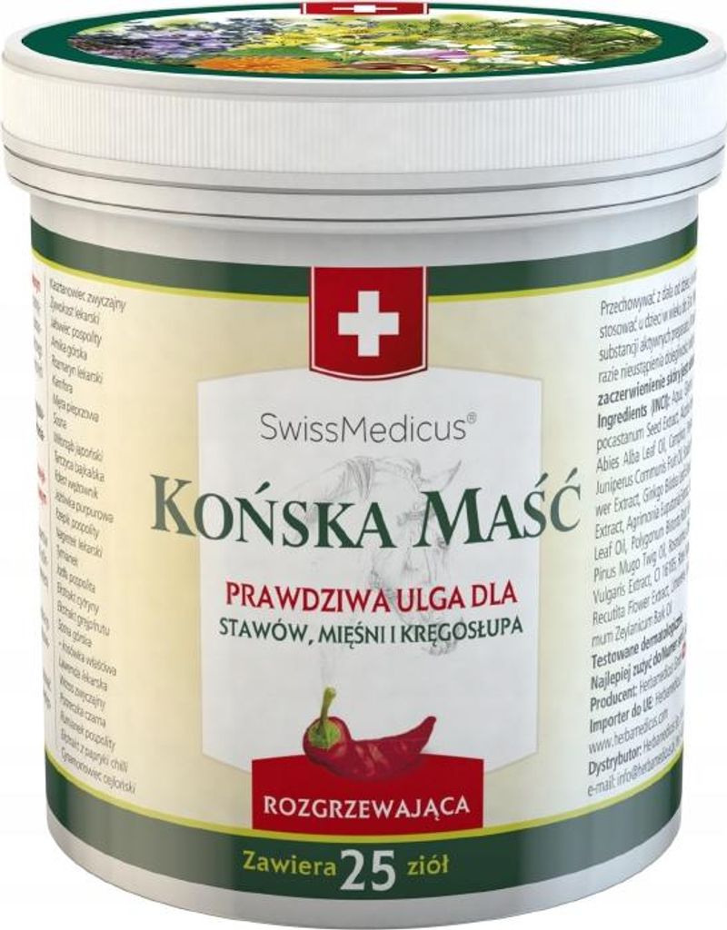 Gel riscaldante per cavalli - Swiss Doctor, 500 ml Immagine del prodotto 