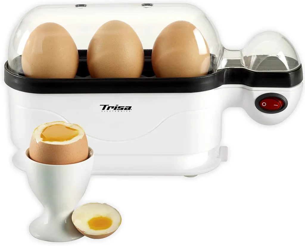 Trisa Eggolino Cuiseur à Œufs avec Signal Sonore et Doseur de Précision