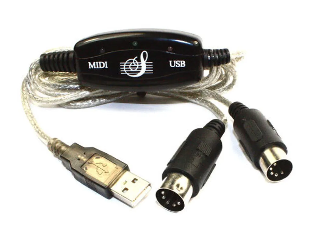 Câble Interface MIDI USB avec Transmission Rapide et Indicateurs LED - 2