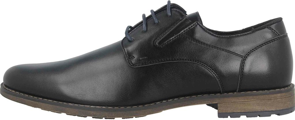 Mavins Halbschuhe in Übergrößen Schwarz 3HH0180301 2100 Black Polyurethangroße Herrenschuhe