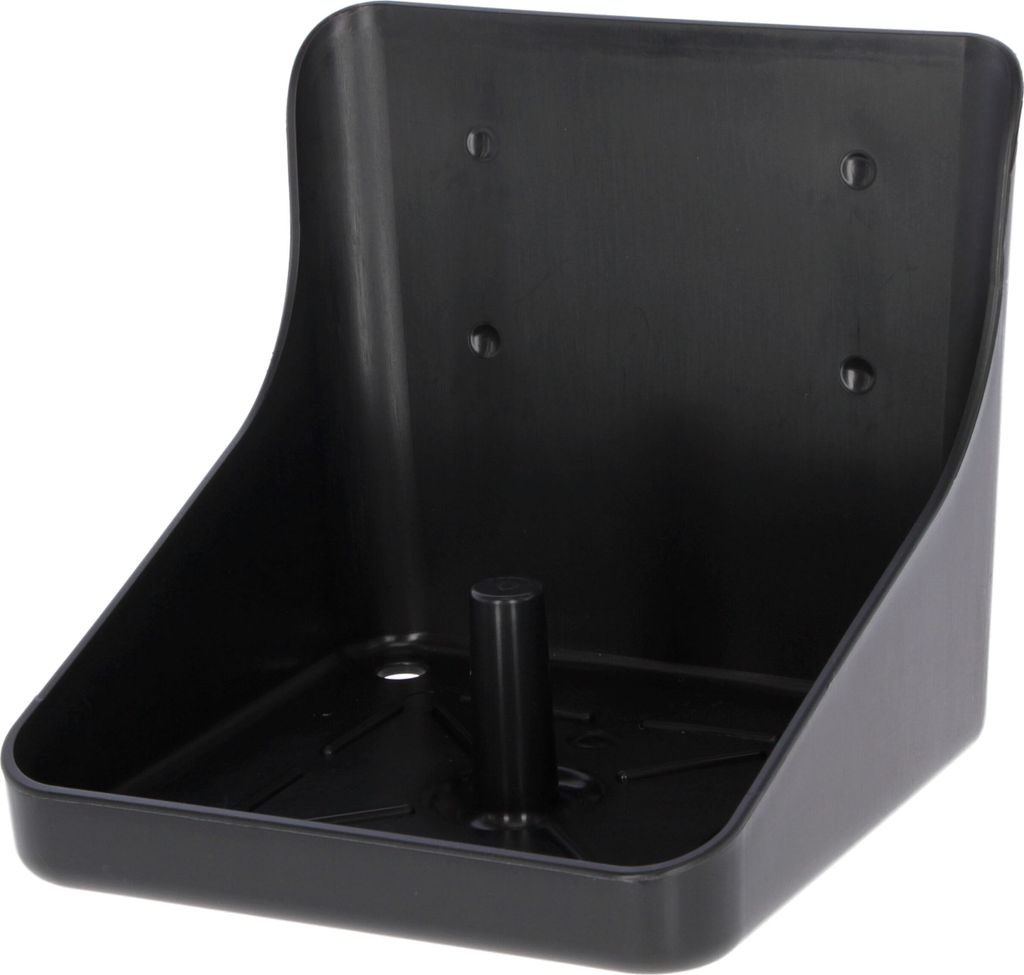 Kerbl Lecksteinhalter schwarz Kunststoff, eckig Produktbild 