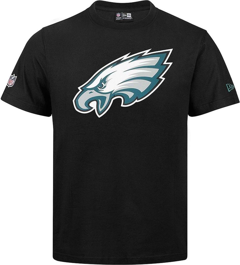 New Era Herren T-Shirt NFL Philadelphia Eagles Logo schwarz S
