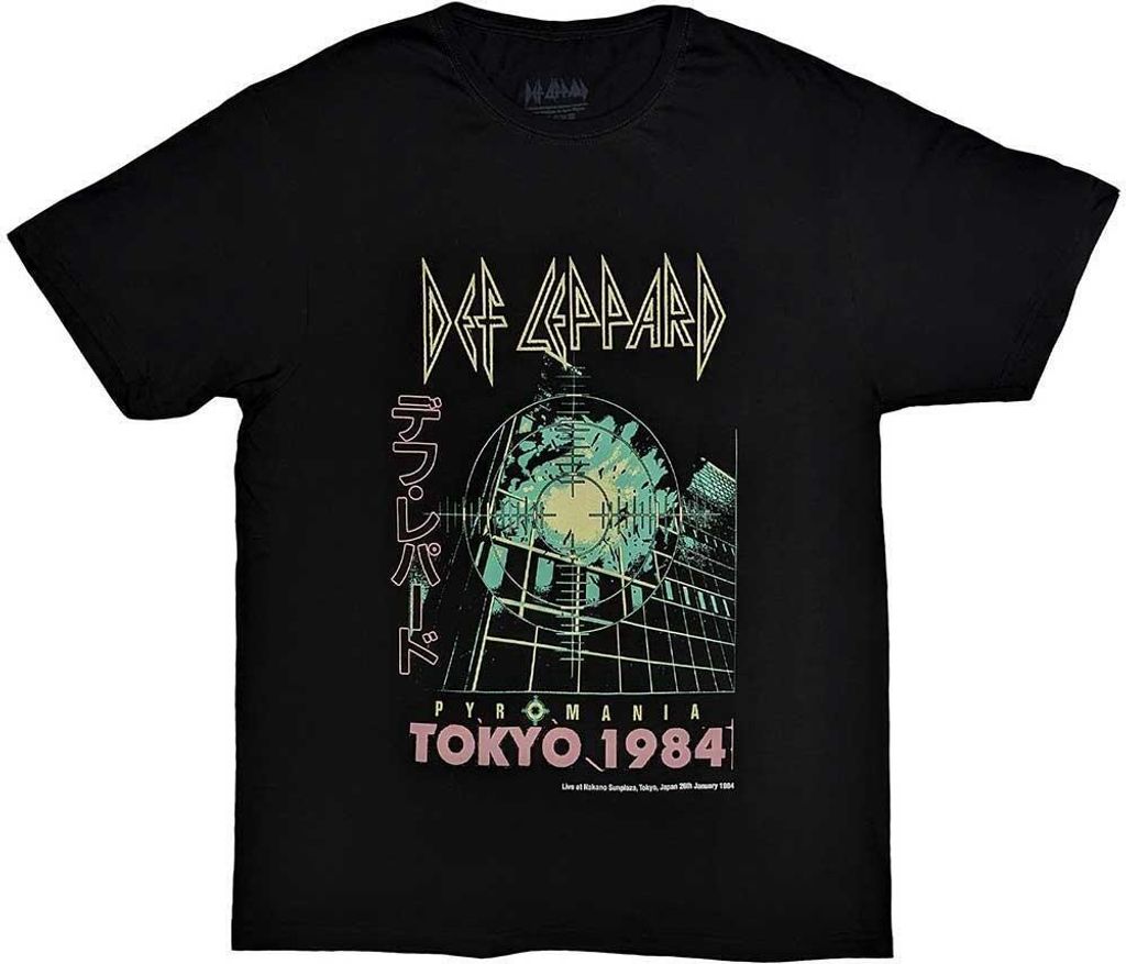 Def Leppard - "Tokyo" T-Shirt für Herren/Damen Uni RO10599 (XL) (Schwarz)