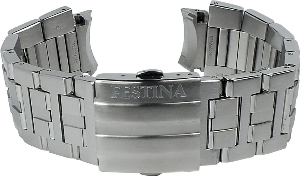 Festina Chrono Bike 2017 Ersatzband Edelstahl silbern matt für F20327