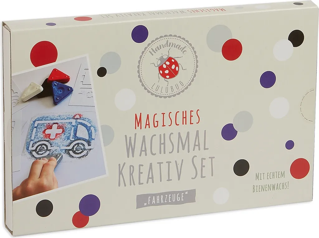 Peinture à la cire magique Véhicules : kit créatif sans taches et DIY