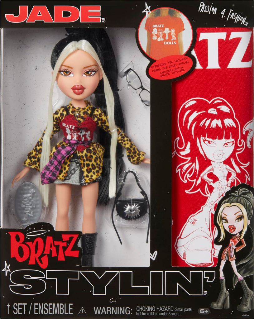 Bratz Stylin' Doll - Jade, Muñeca de moda, Para niñas, A Imagen del producto 