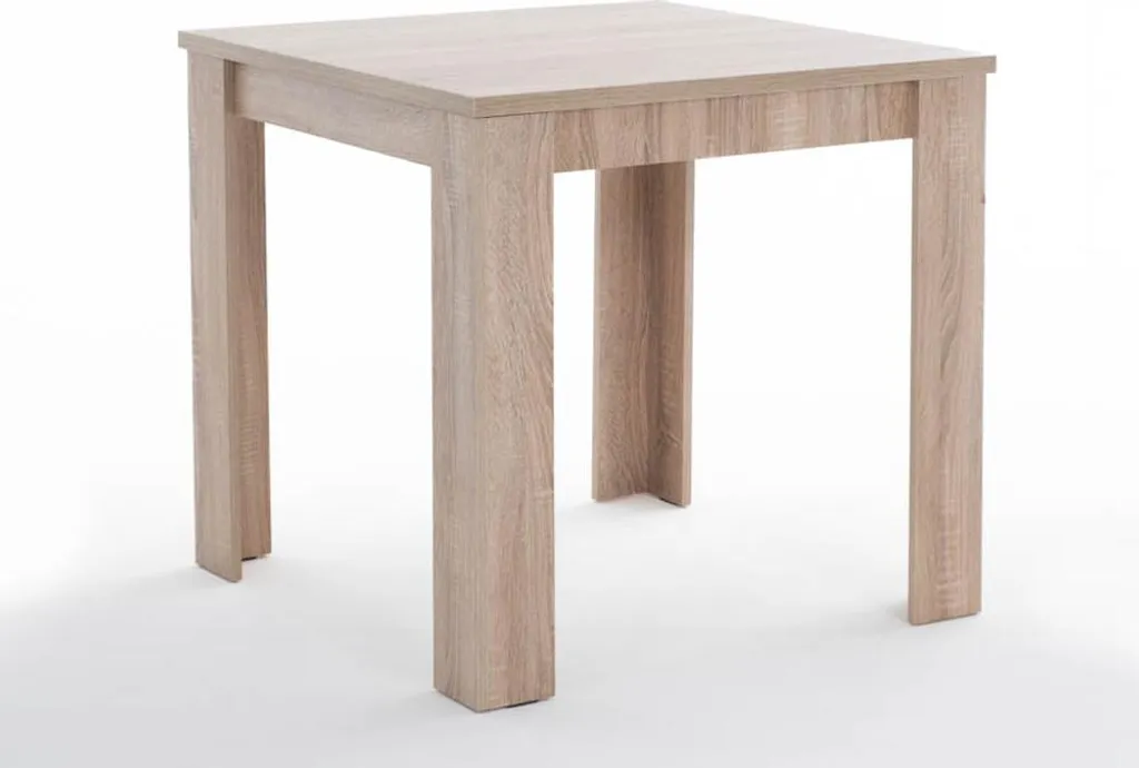 Table Compacte Anti-Taches 80x80 cm - Fini les Rayures sur votre Table