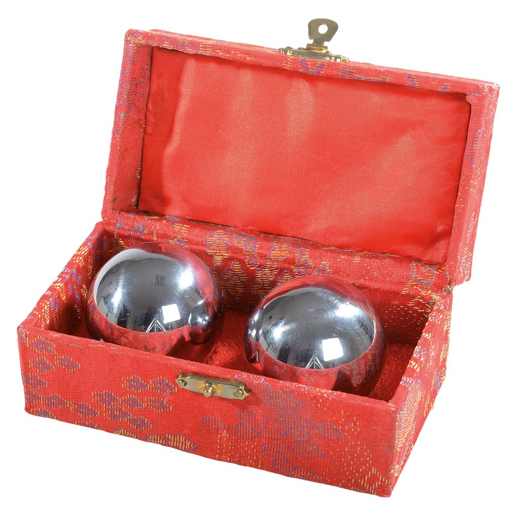 Chinesische Kugeln mit Klang. silber / chrom Produktbild 