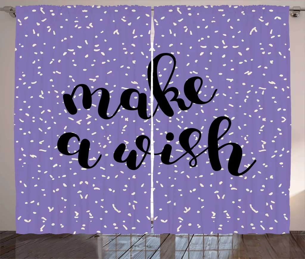 ABAKUHAUS Tenda Rustica Viola Nero 280x245 cm: Stile e Slogan Motivazionali