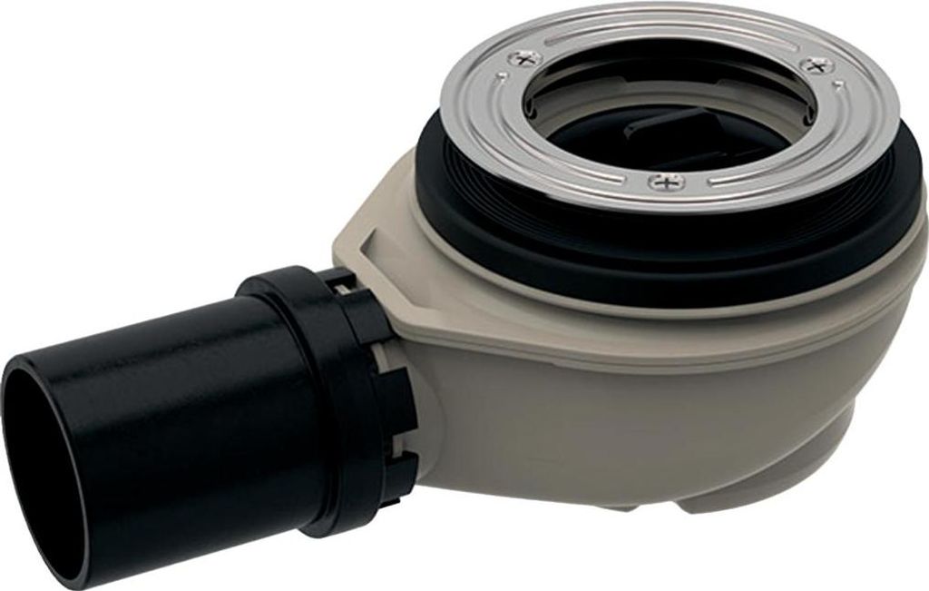 KWC AR Duschwannenablauf, CAMPUS, D 90 mm, Kunststoff, Tauchrohr und Siphon