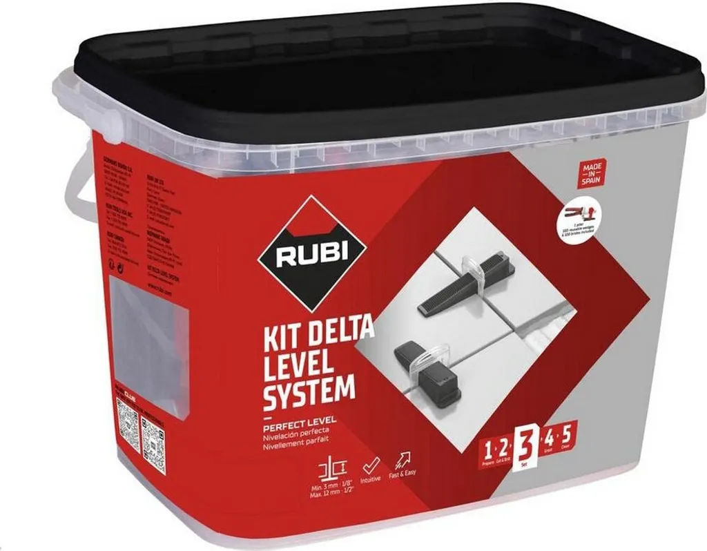 Rubi 3956 Kit Delta Level System - Sistema Autolivellante per Piastrelle