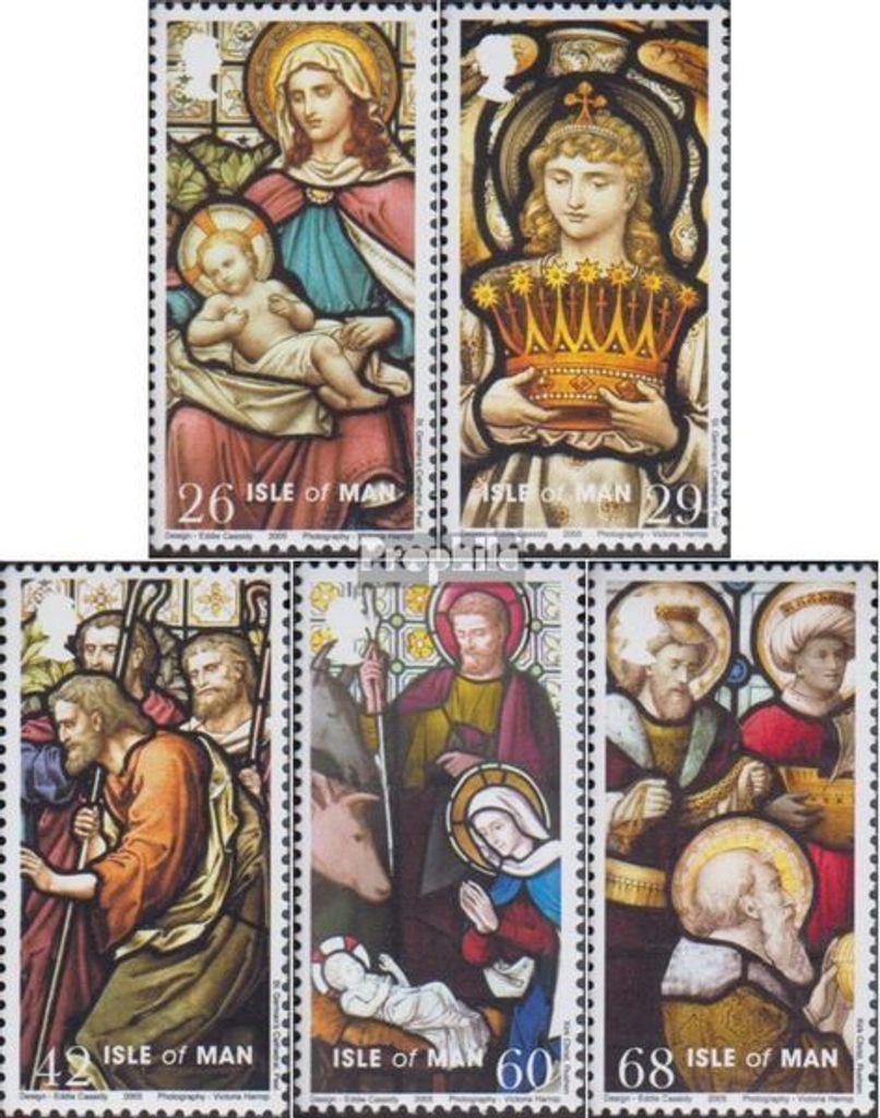 Briefmarken GB - Isle of Man 2005 Mi 1252-1256 Produktbild 