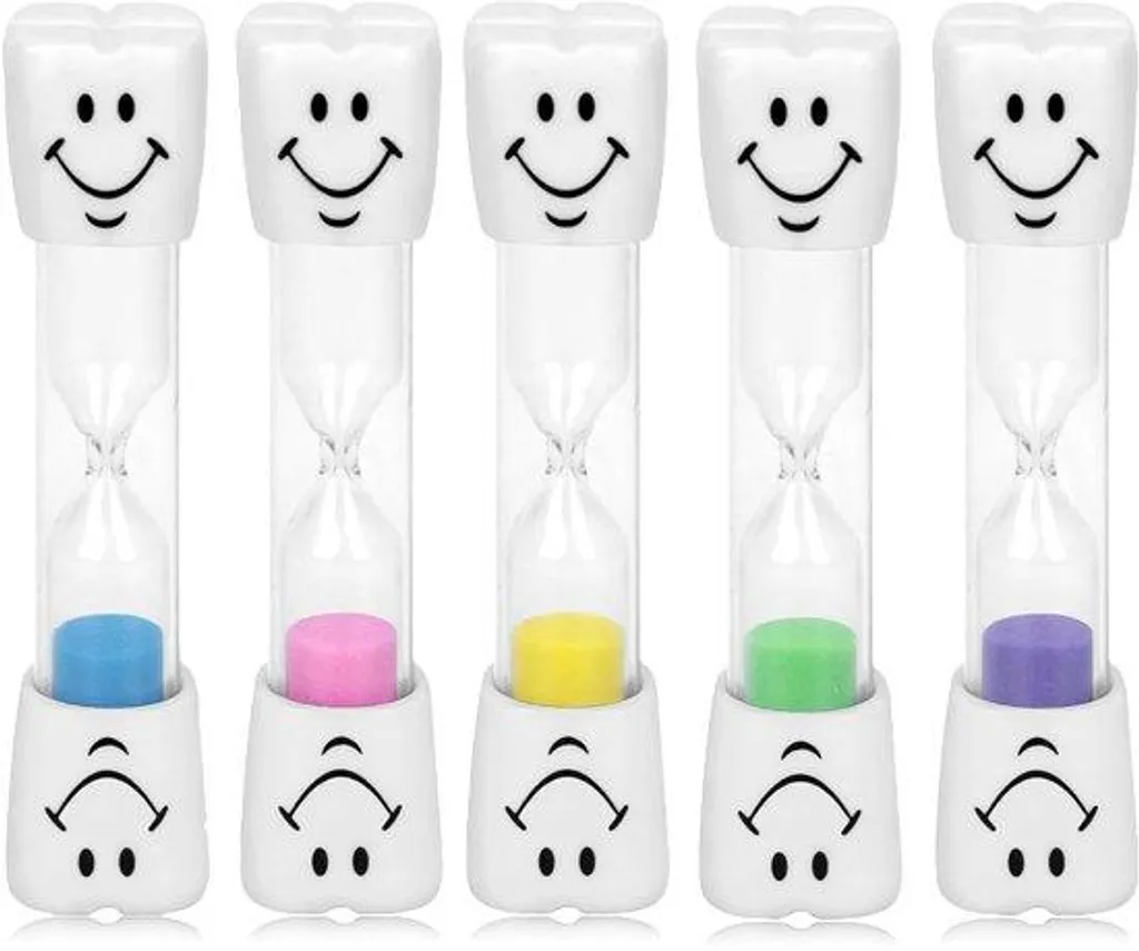 Sabliers incassables pour enfants : pack de 5 minuteurs de précision
