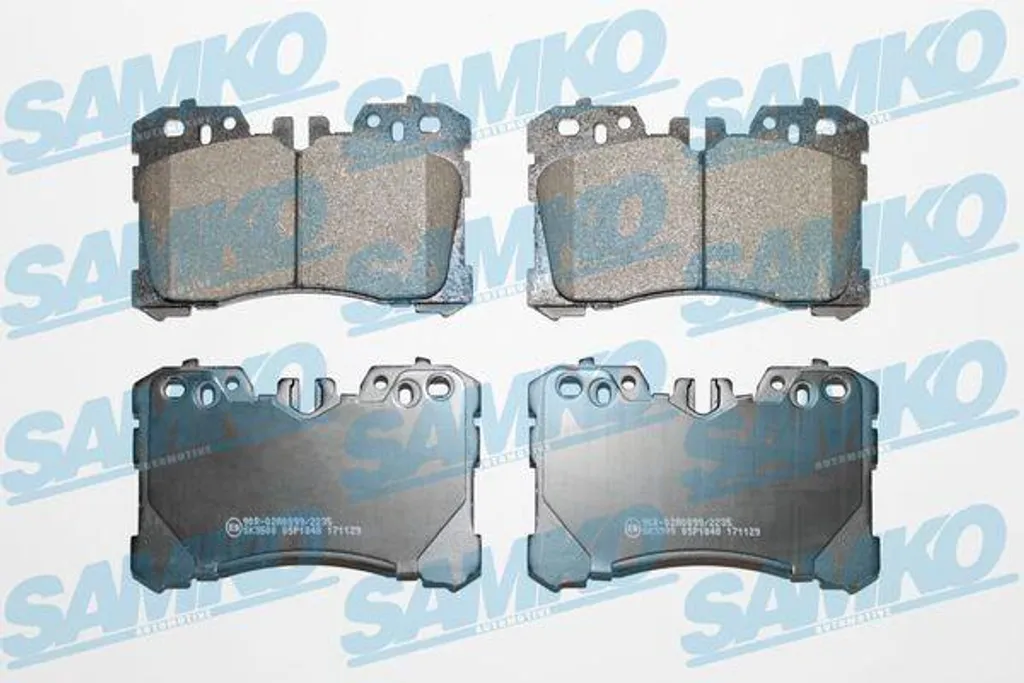 Plaquettes SAMKO 5SP1848 silencieuses pour Toyota Mirai JPD20 Berline