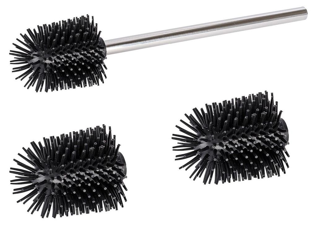 WENKO Ersatzbürsten Set für WC-Garnituren Silikon, Produktbild 