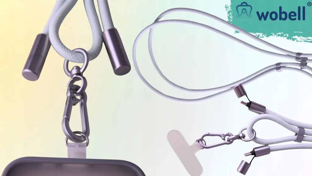 Câble USB C Charge Rapide avec Lanyard-String Intégré pour Téléphone - 4