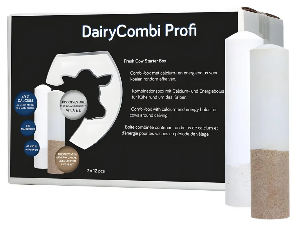 Bolus de transition laitière DairyCombi Profi Hofman, x12 unités