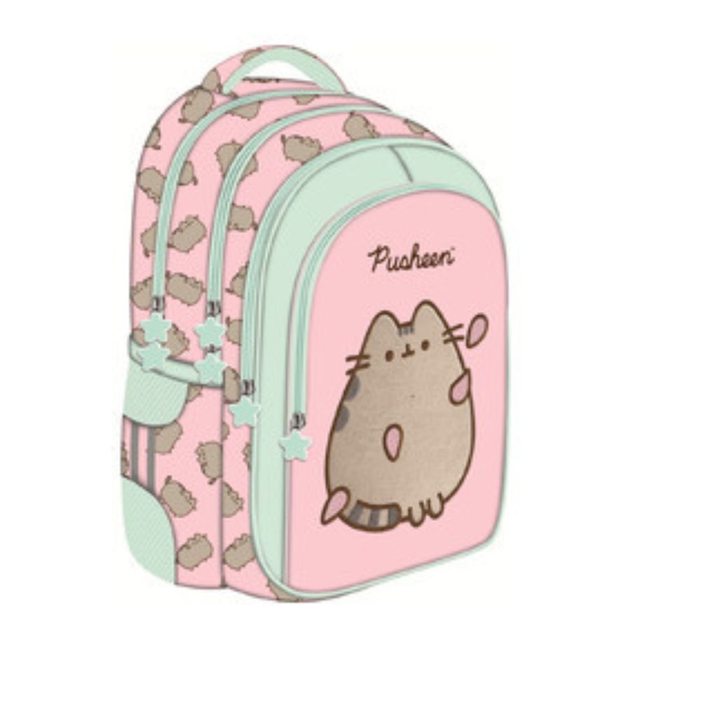 Rucksack 4 Fach PUSHEEN PINK Majewski kitty Schulranzen