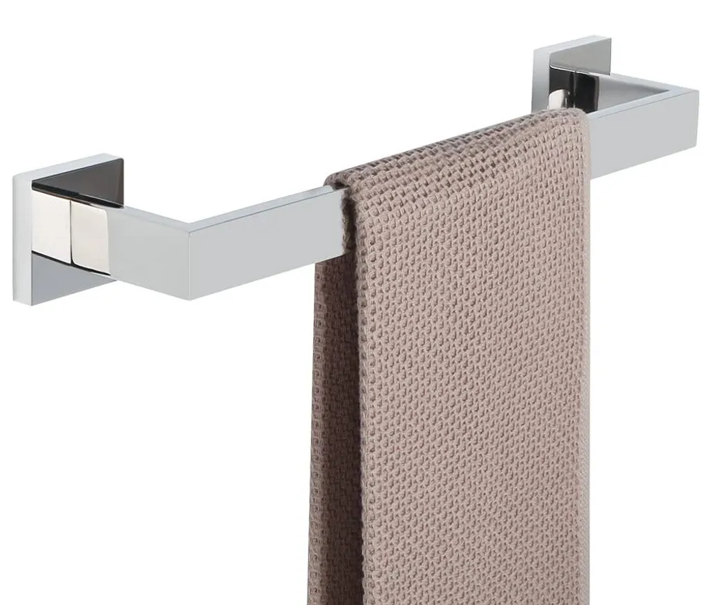 Porte-serviette poli EGYT040-C-FBA en acier inoxydable pour invités 40cm