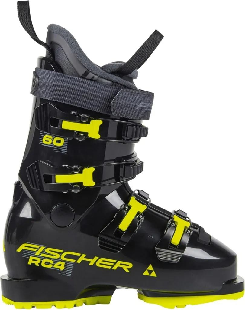 Fischer RC4 60 JR GW : Finies les Douleurs aux Pieds en Ski Junior Noir