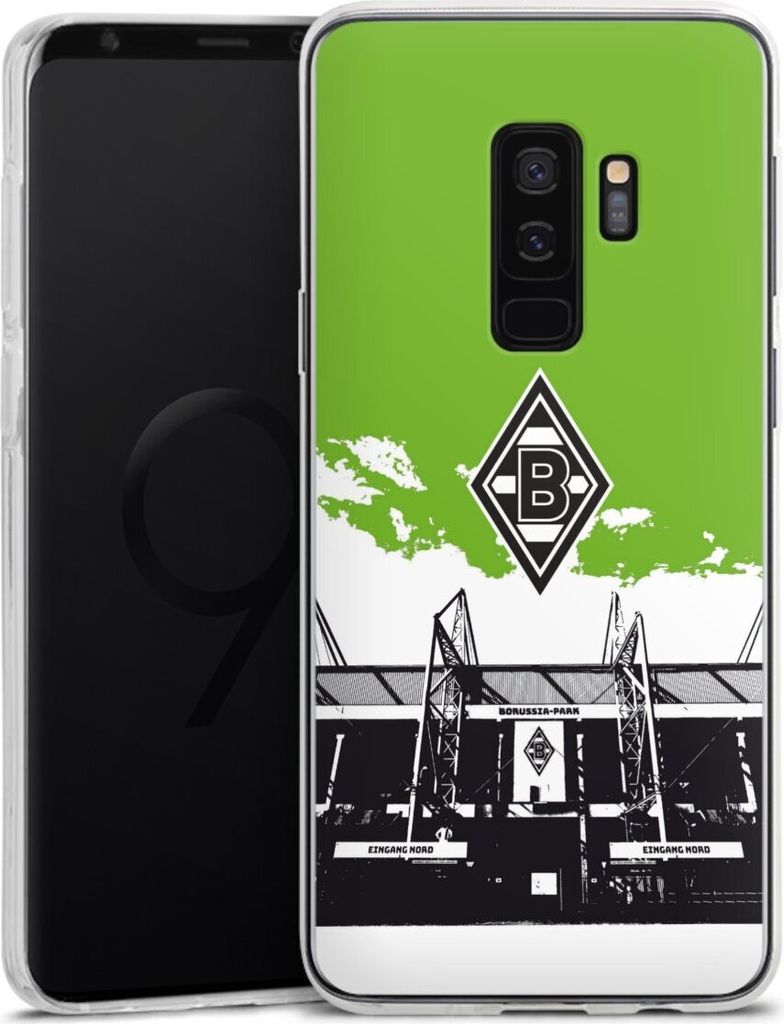 DeinDesign Handyhülle für Samsung Galaxy S9 Plus Silikon Hülle Case Smartphone Schutzhülle Borussia Mönchengladbach Fanartikel Stadion